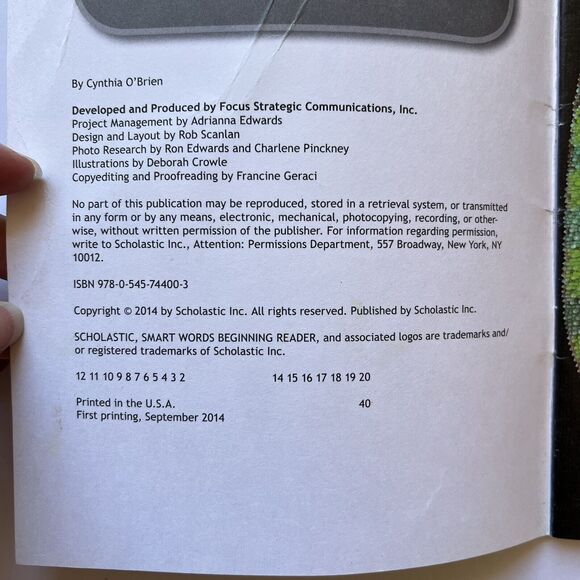 Set of 5 Smart Words Beginning Reader Childrens Books Nature Paperback - Picture 9 of 16